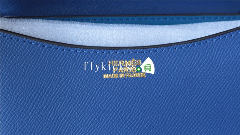 Hermes Blue Shoulder Bag 18inches